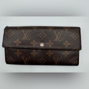 Louis Vuitton Brown Monogram Wallet | Professionally Refurbished